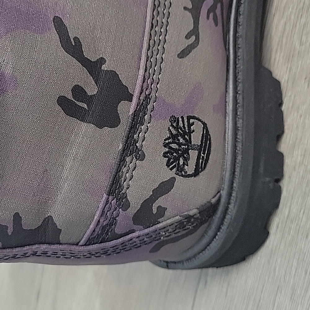 A25E3 Timberland Purple Camo Women's Boots - Picture 5 of 14